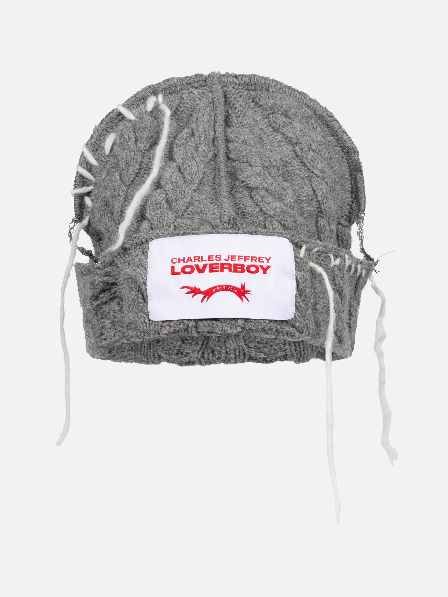 LOVERBOY CABLE BEANIE in GREY