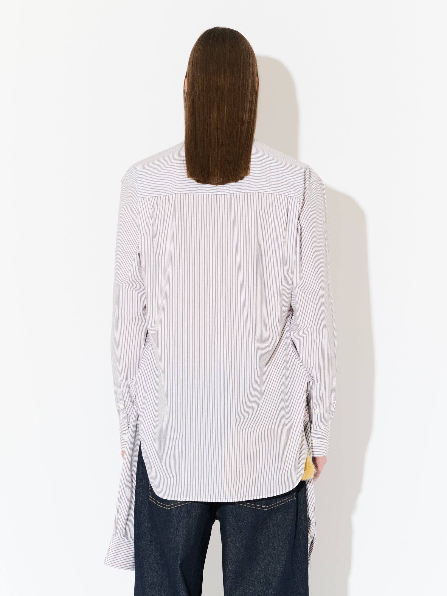 HUG SHIRT in KHAKI RED STRIPE - Image 4